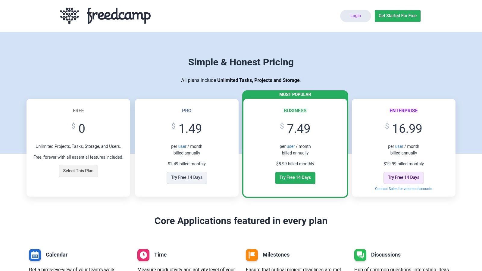 Freedcamp