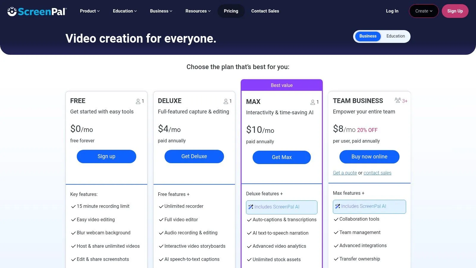 ScreenPal (formerly Screencast-O-Matic)