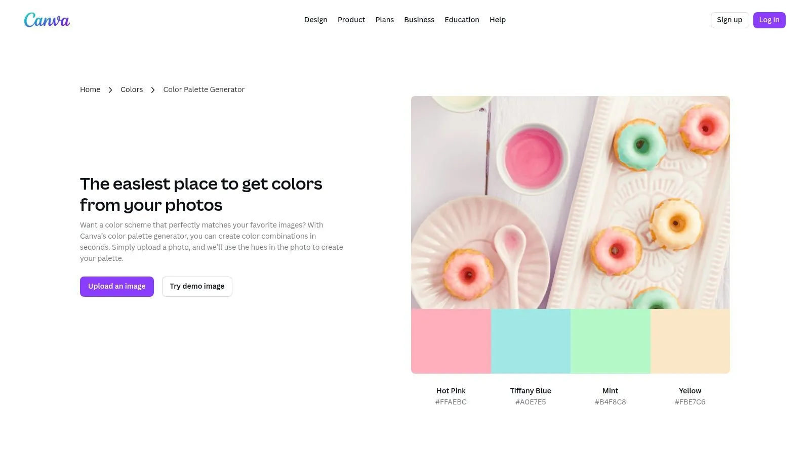 Canva Color Palette Generator