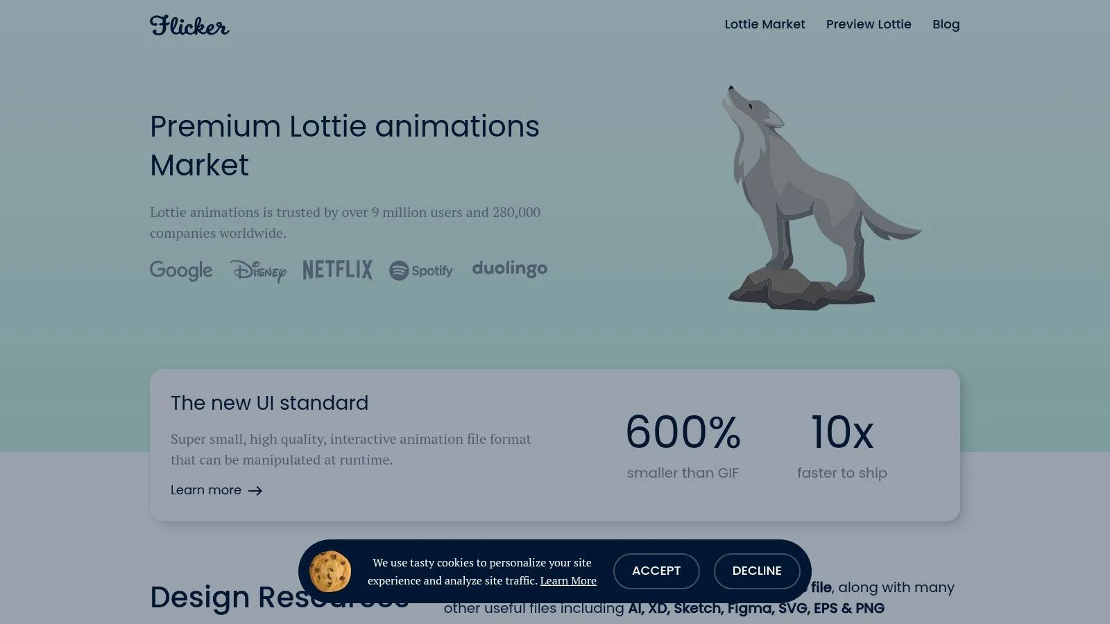 Flicker.design (Lottie Market)