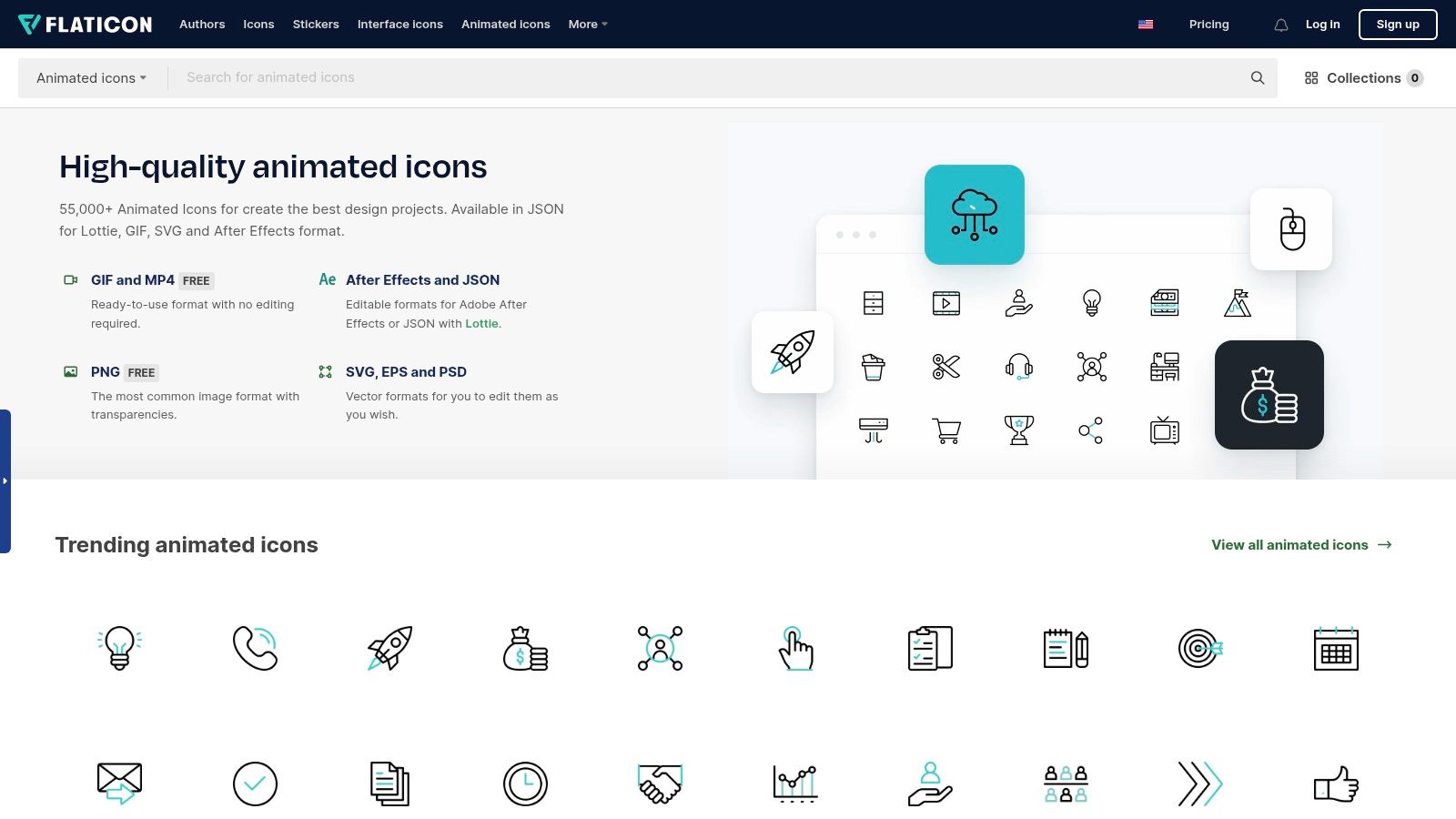 Flaticon Animated Icons