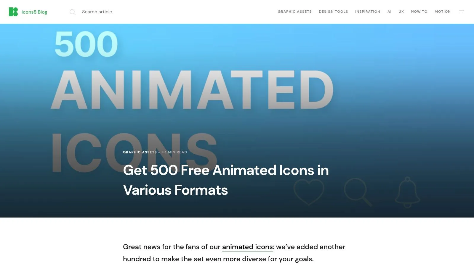 Icons8 Animated Icons