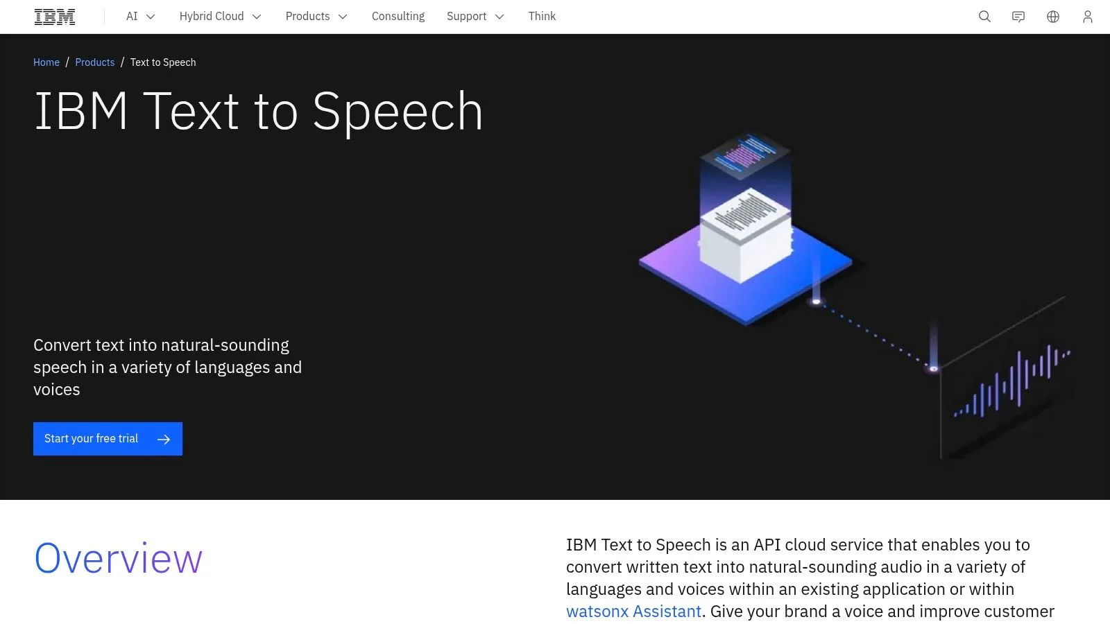 IBM Watson Text to Speech