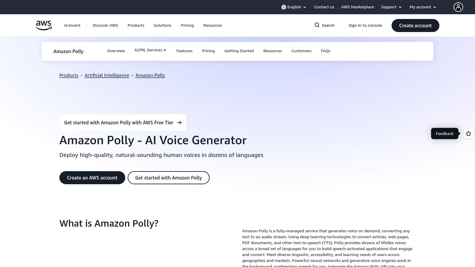 Amazon Polly (AWS)