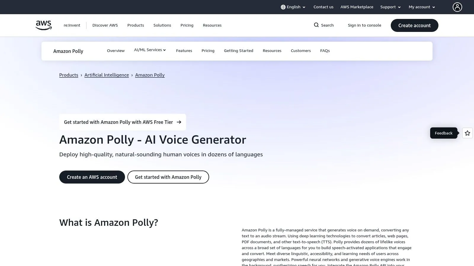 Amazon Polly (AWS)