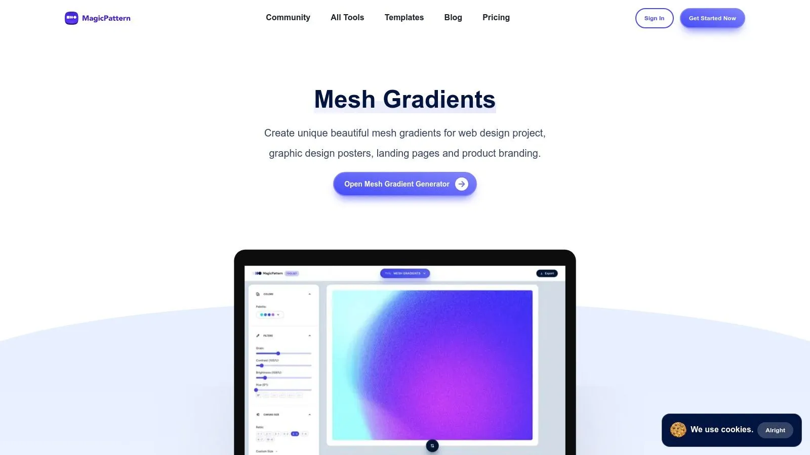 MagicPattern — Mesh Gradients