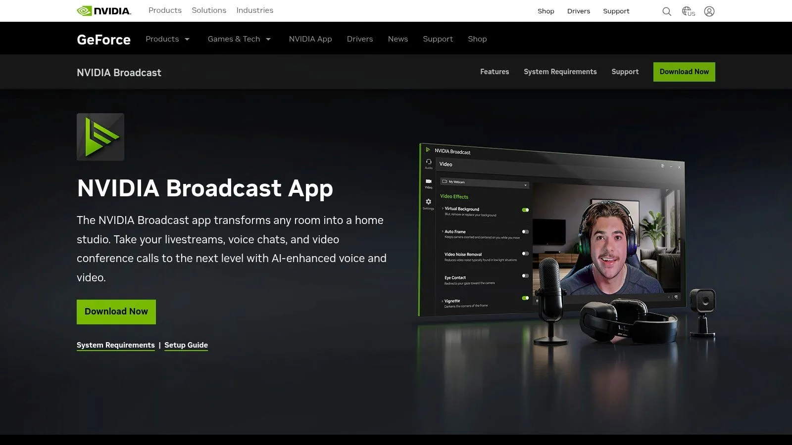 NVIDIA Broadcast