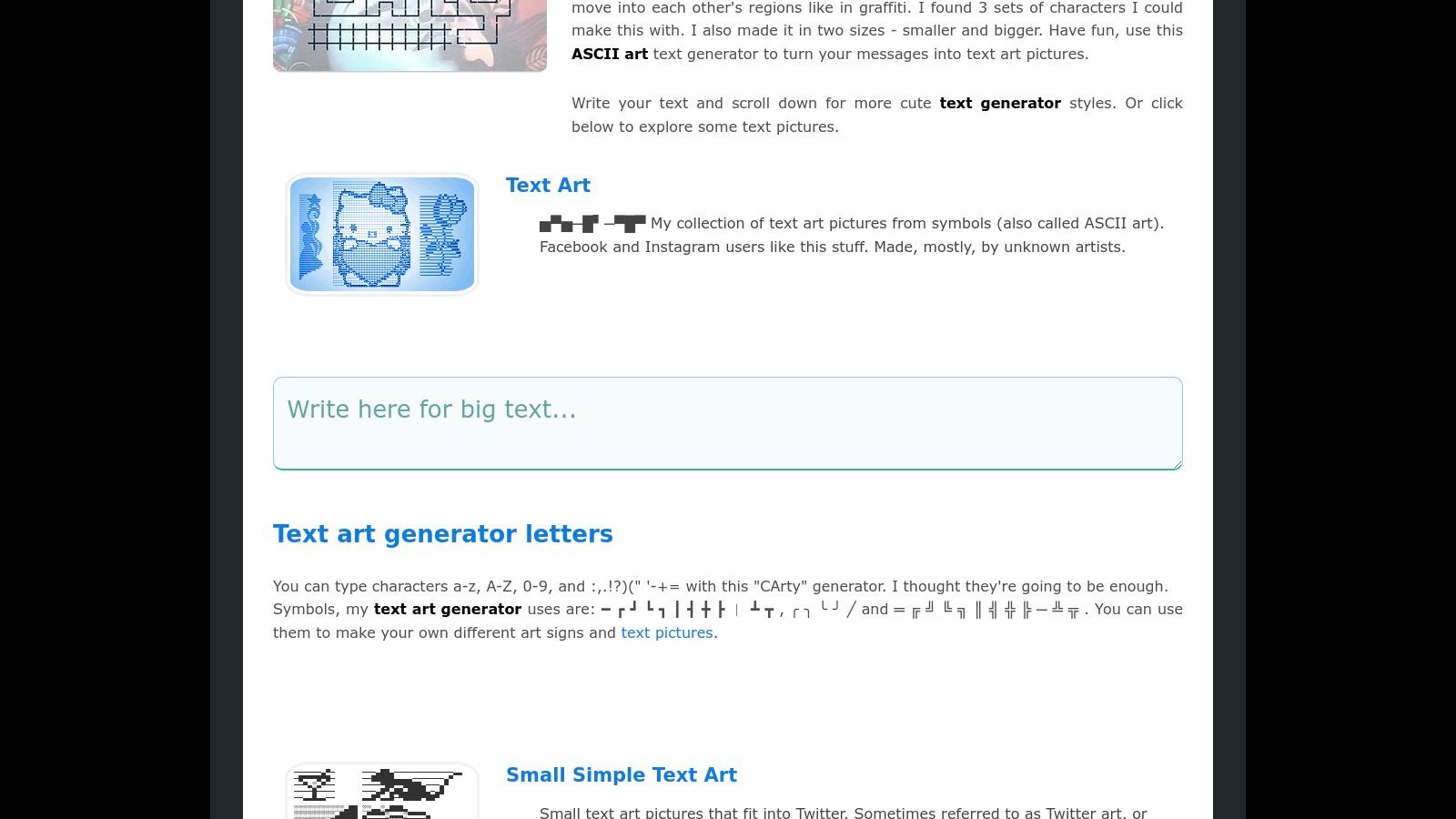 FSymbols — CArty generator and symbol library