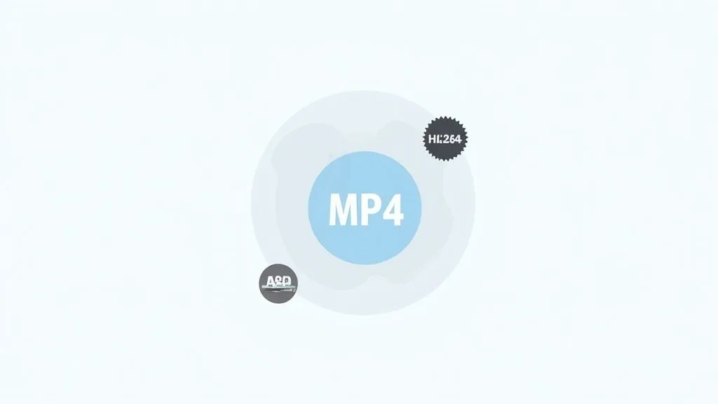 An icon representing MP4 video format with H.264 codec and A&D branding.