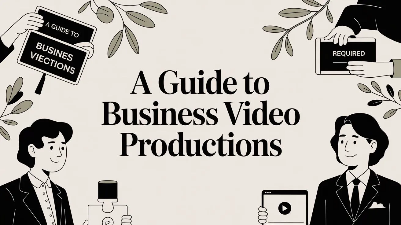 A Guide to Business Video Productions