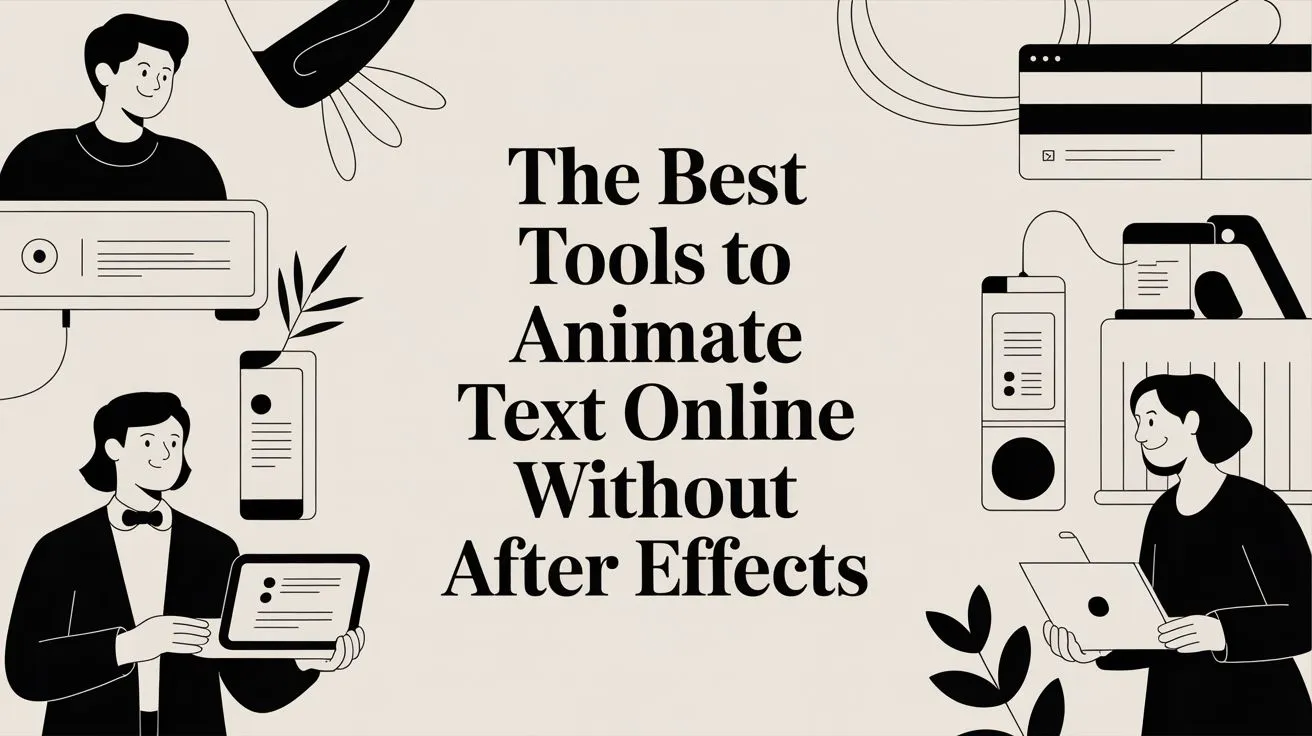 The Best Tools to Animate Text Online Without After Effects