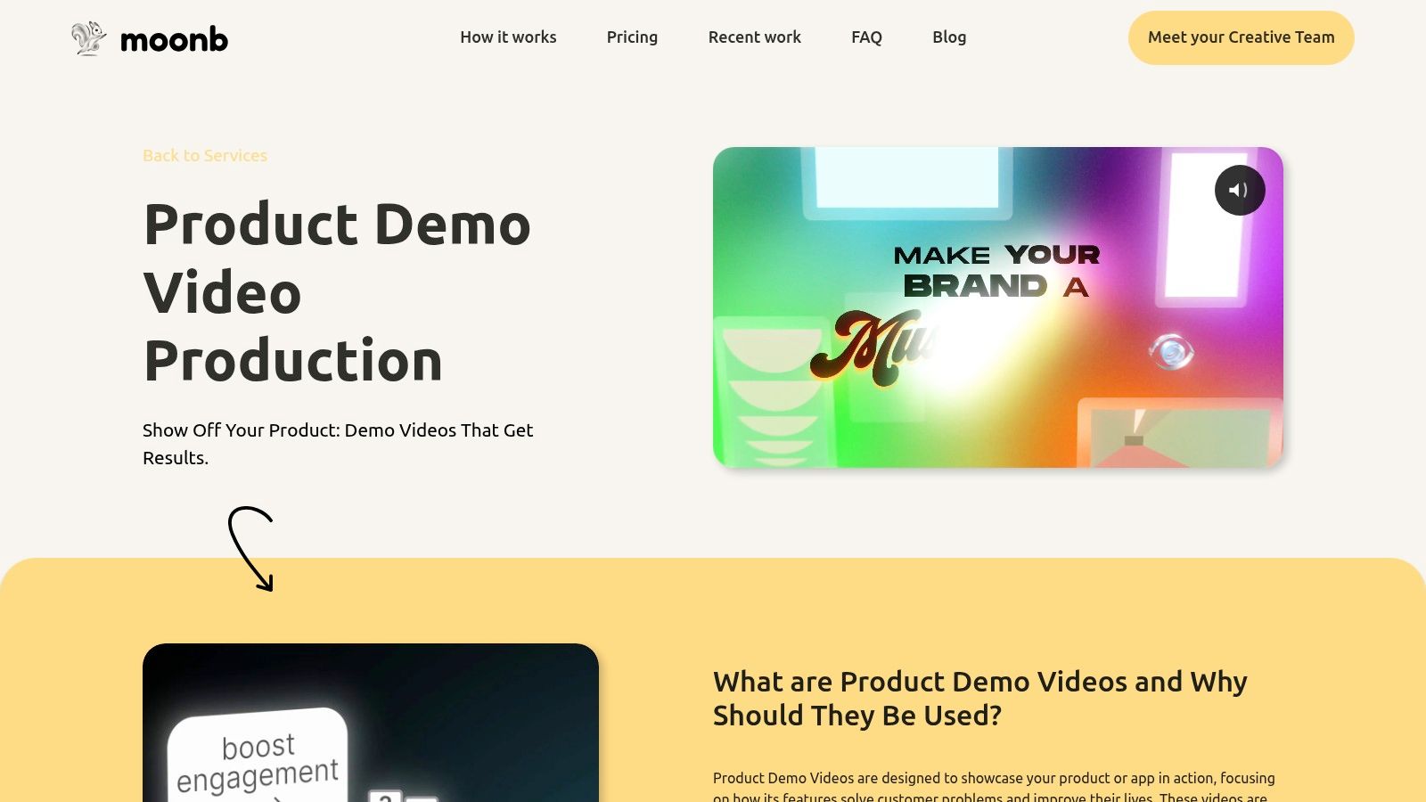 Services - Product Demo Video Production