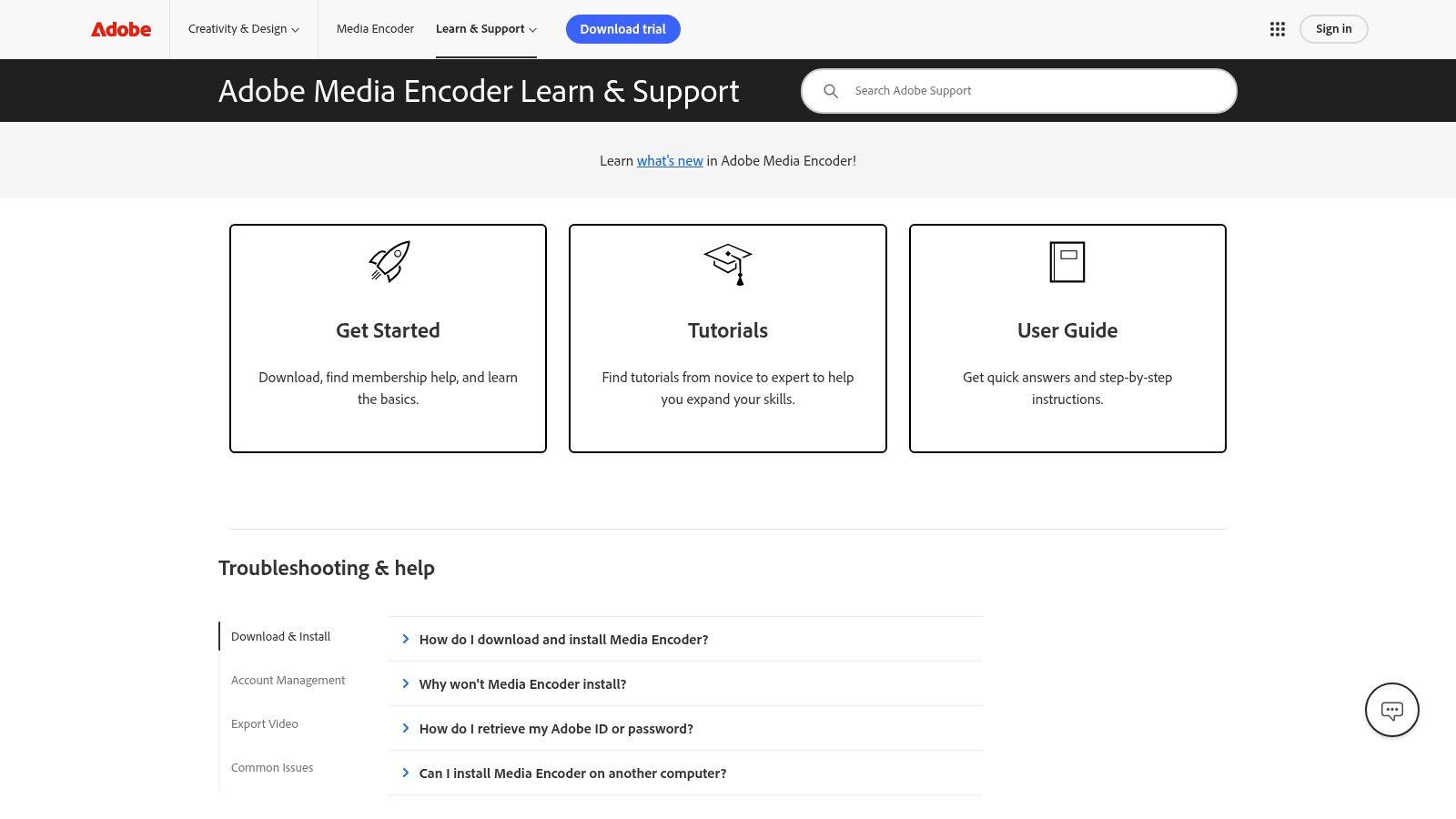 Adobe Media Encoder