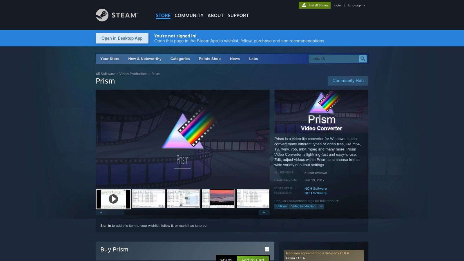 Prism Video Converter by NCH