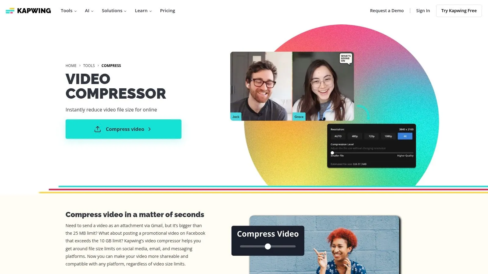 Kapwing Video Compressor