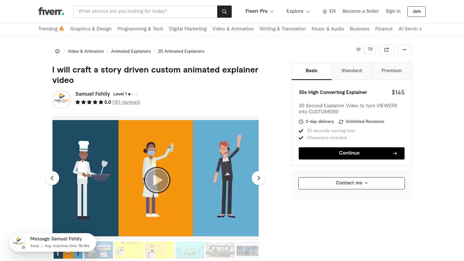 Fiverr Pro talent and vetted studios, a flexible Vidico alternative