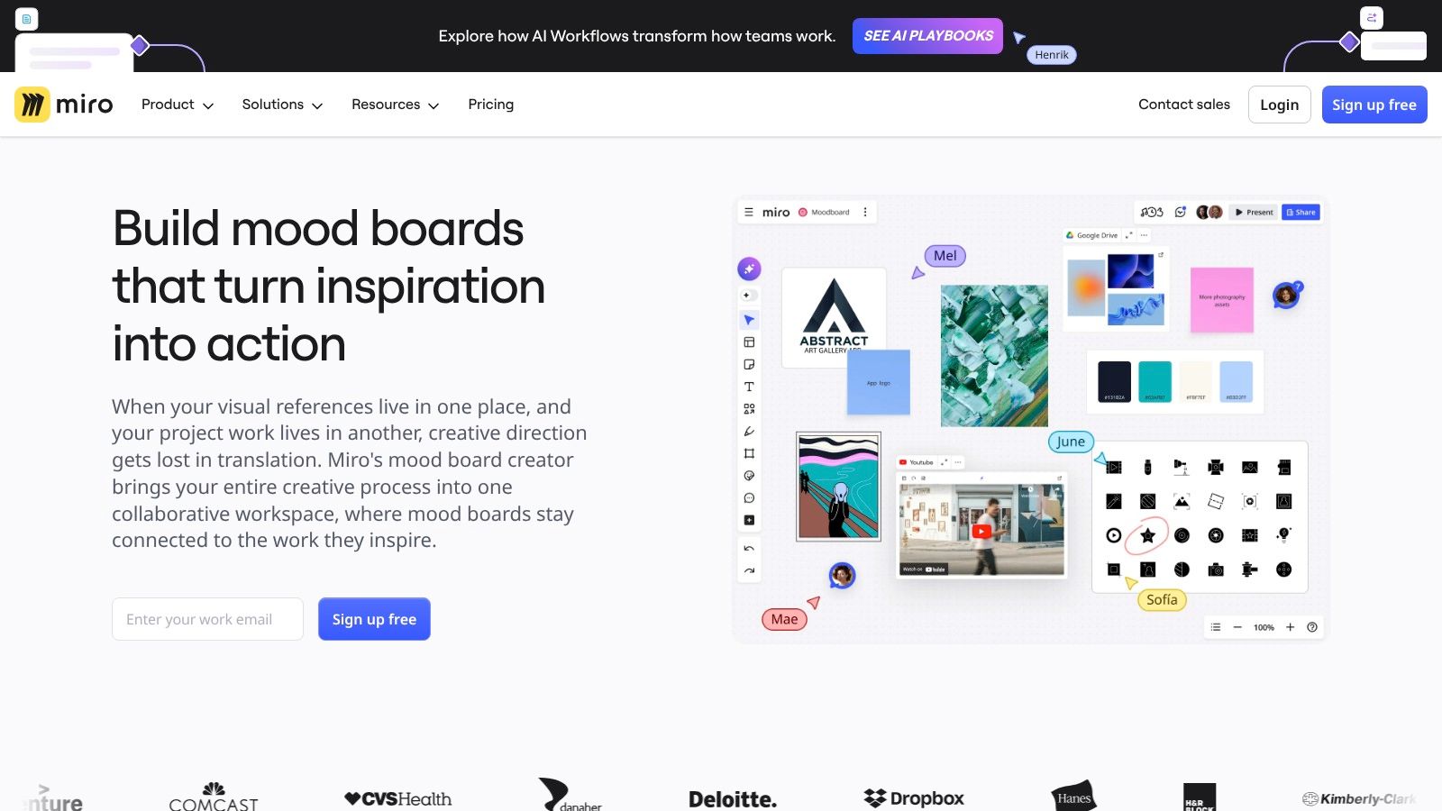 Miro (Mood Board Creator)