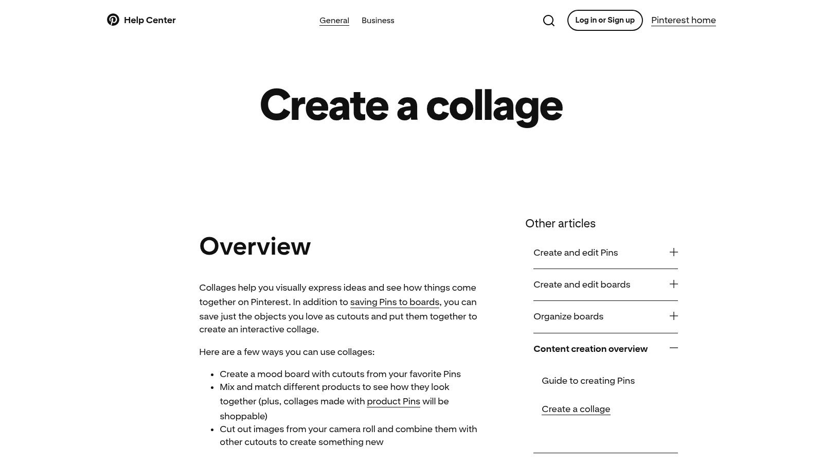 Pinterest (Collages for Mood Boards)