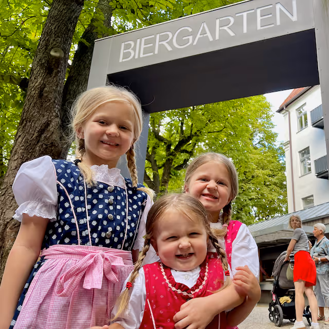 The girls in Dirndls in Munich Germany