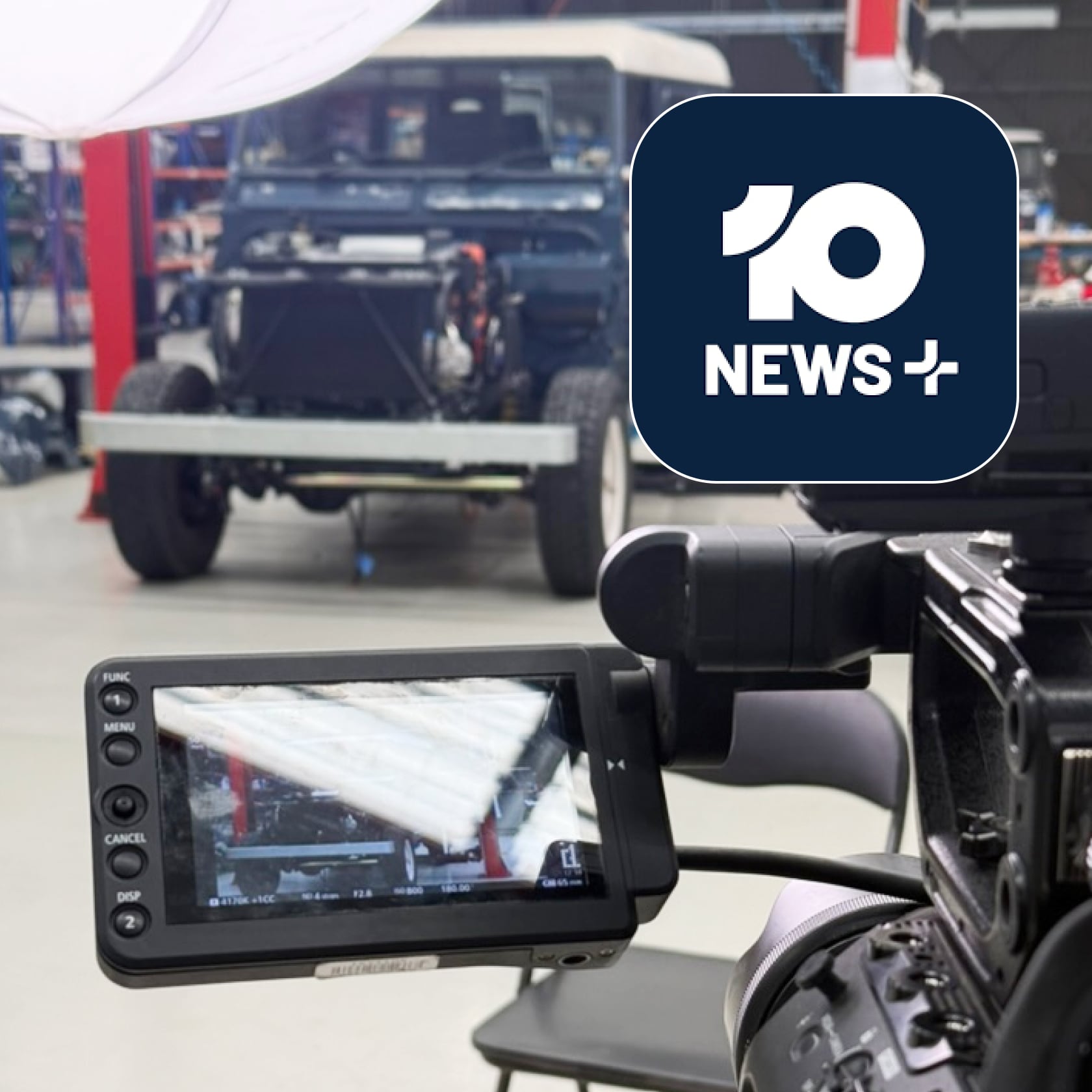 We're on the News. Two stories, one workshop