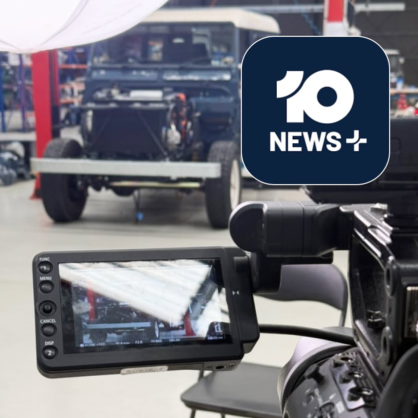 We're on the News. Two stories, one workshop