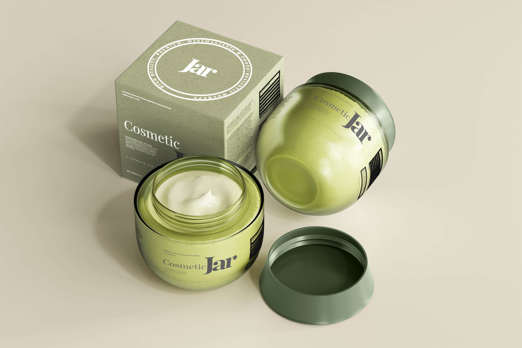 Cosmetic product with personalized packaging and your own logo, as an example of branded product shipping with dropshipping.