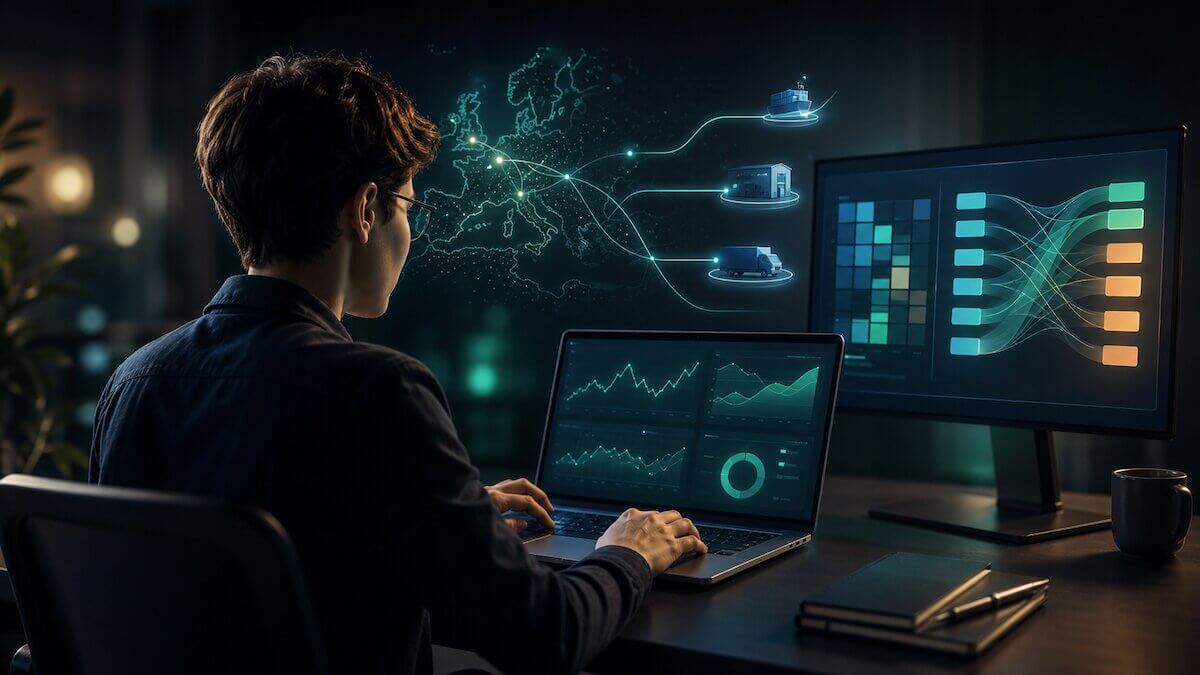 Dashboard van een geoptimaliseerde webshop met stijgende conversiecijfers