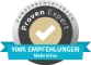 100% Empfehlung auf Proven Expert