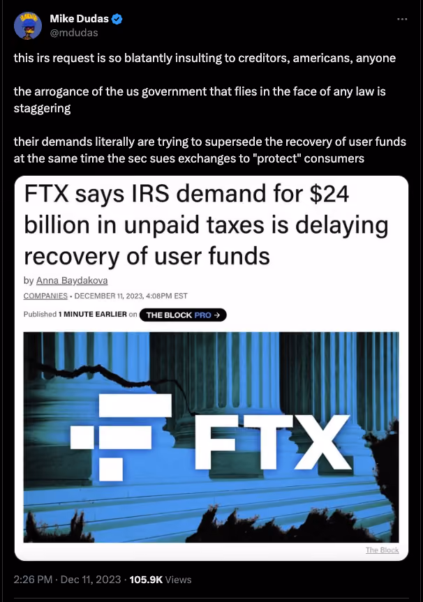 IRS Demands $24b in unpaid taxes