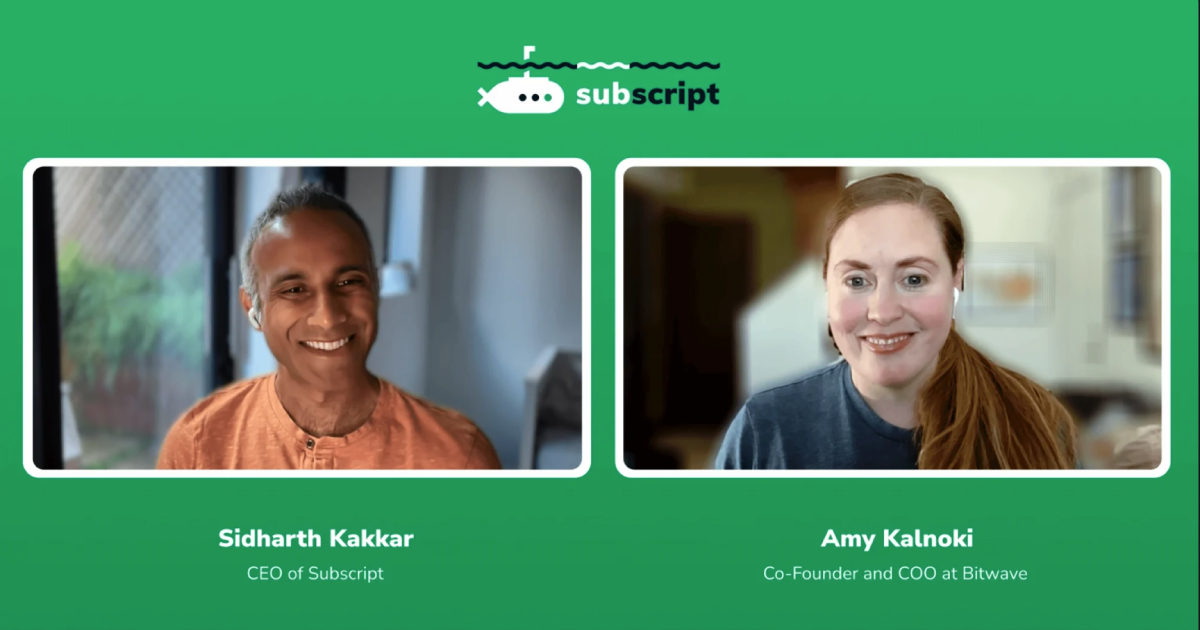 Amy Kalnoki on the Enterprise Adoption of Crypto (Diving Deep with Subscript)