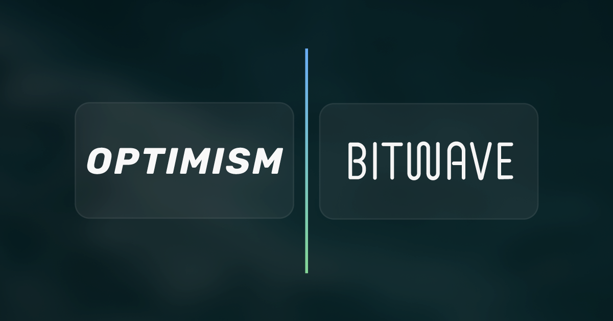 Bitwave Empowers the Optimism Ecosystem – Enabling Scalability, Security & Compliance