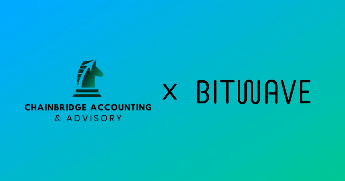 Bitwave Welcomes Chainbridge Accounting to the Bitwave Accounting Partner Program
