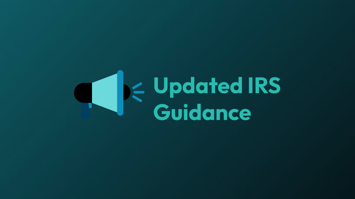 Last-Minute IRS Guidance… and Happy (Almost) New Year!