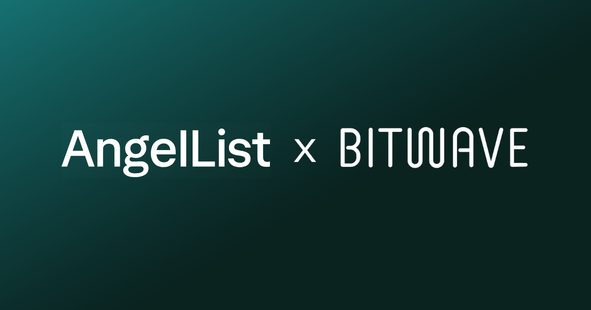 AngelList Partners with Bitwave to Streamline Digital Asset Management for Venture Funds