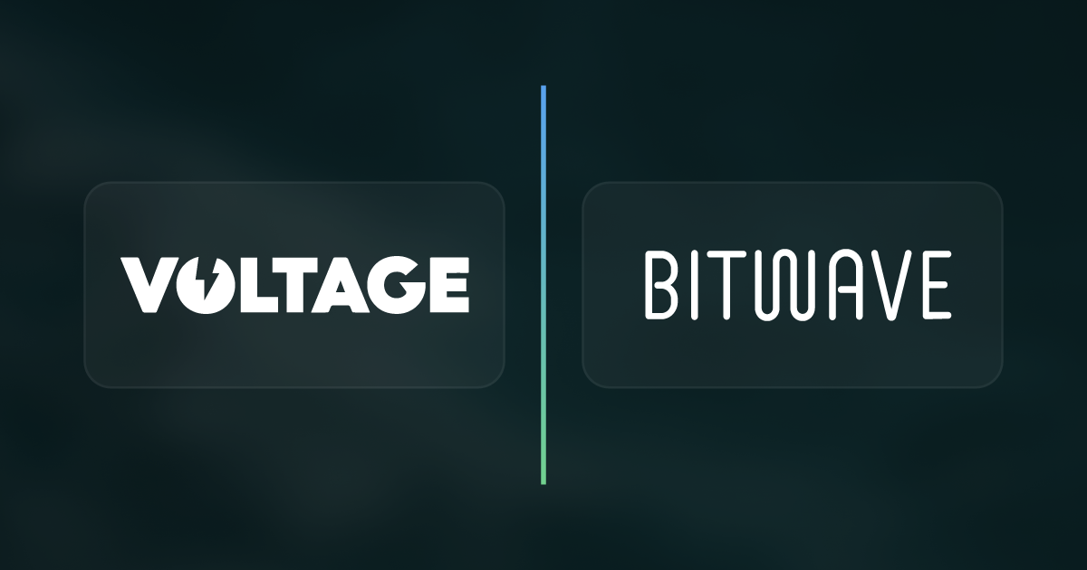 Bitwave & Voltage: Supercharging BTC Payment Infrastructure & Compliance