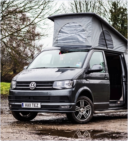 VW Transporter custom Campervan conversation from Bay2Campers 