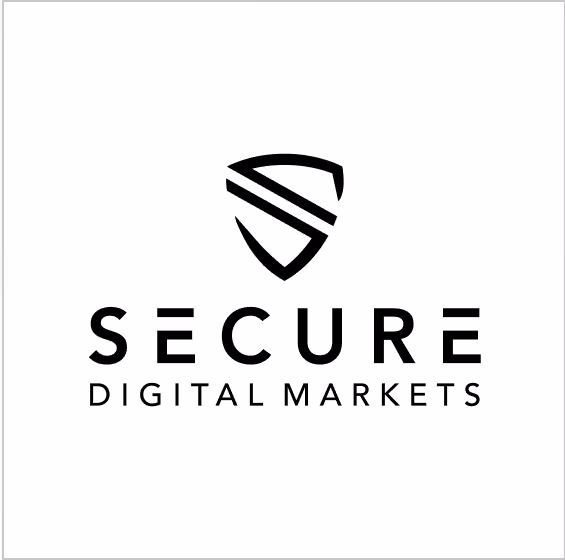 Secure Digital Markets company logo with stylized S shield above the text.