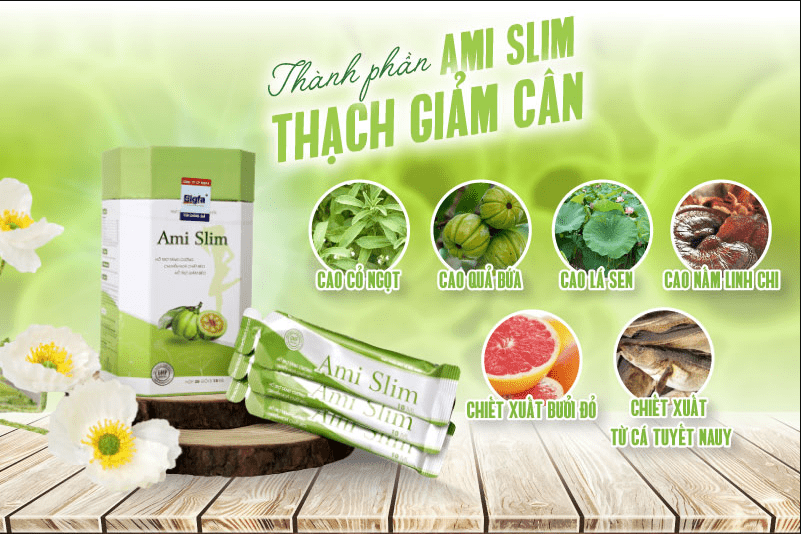 Thành phần Thạch Ami Slim