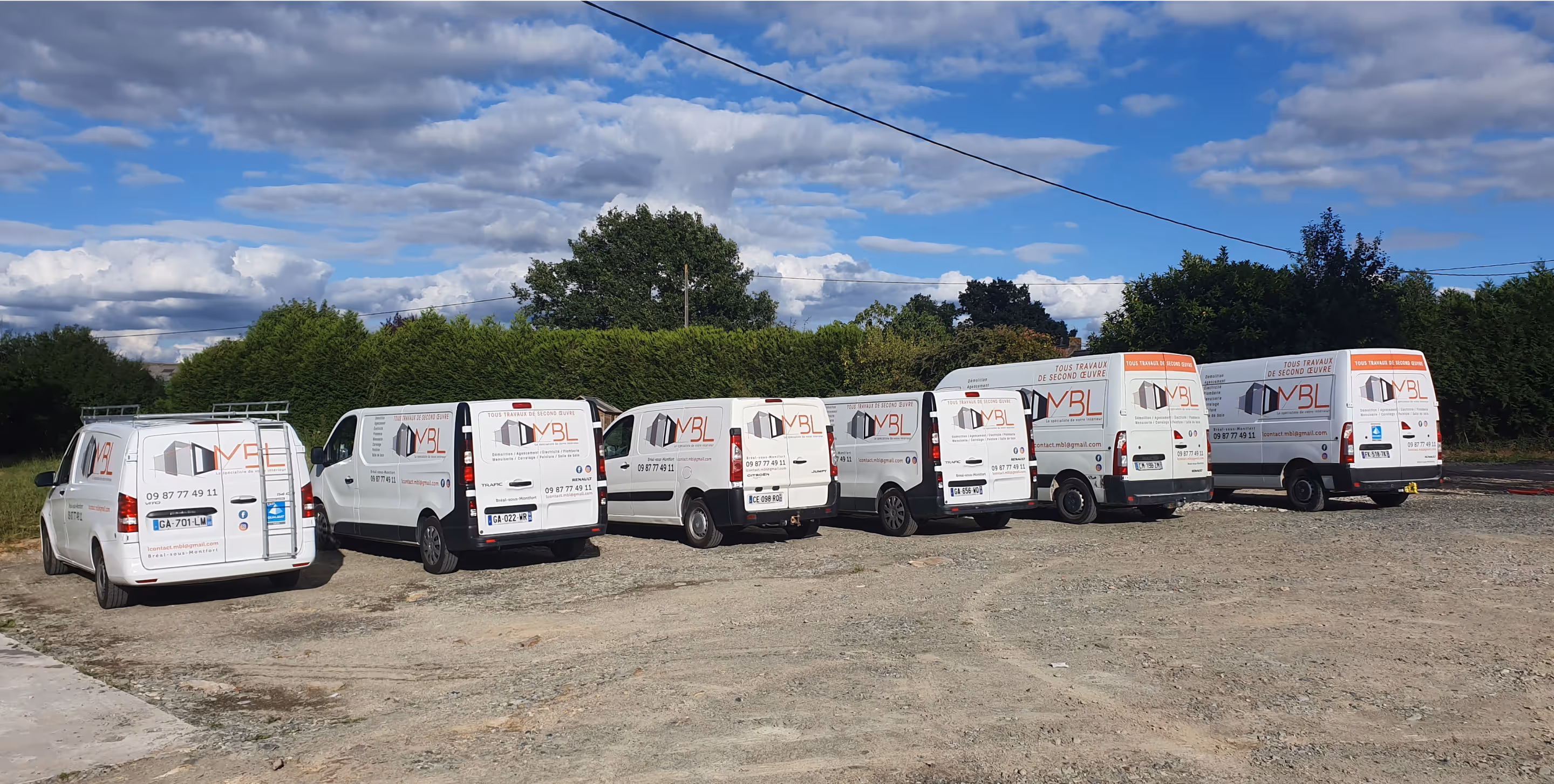 photo bannière camions