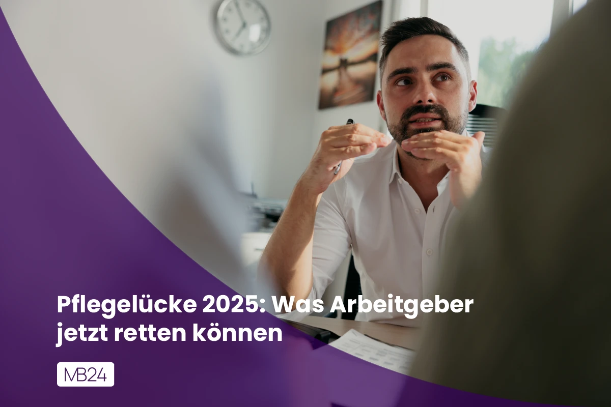 Pflegelücke 2025: Was Arbeitgeber jetzt retten können