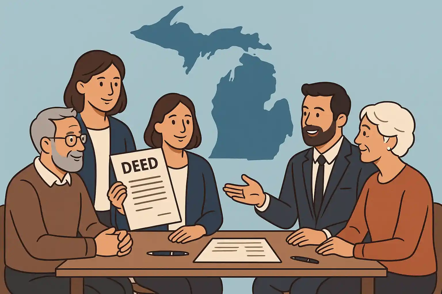 Multiple heirs selling inherited Michigan land with siblings - family property decisions