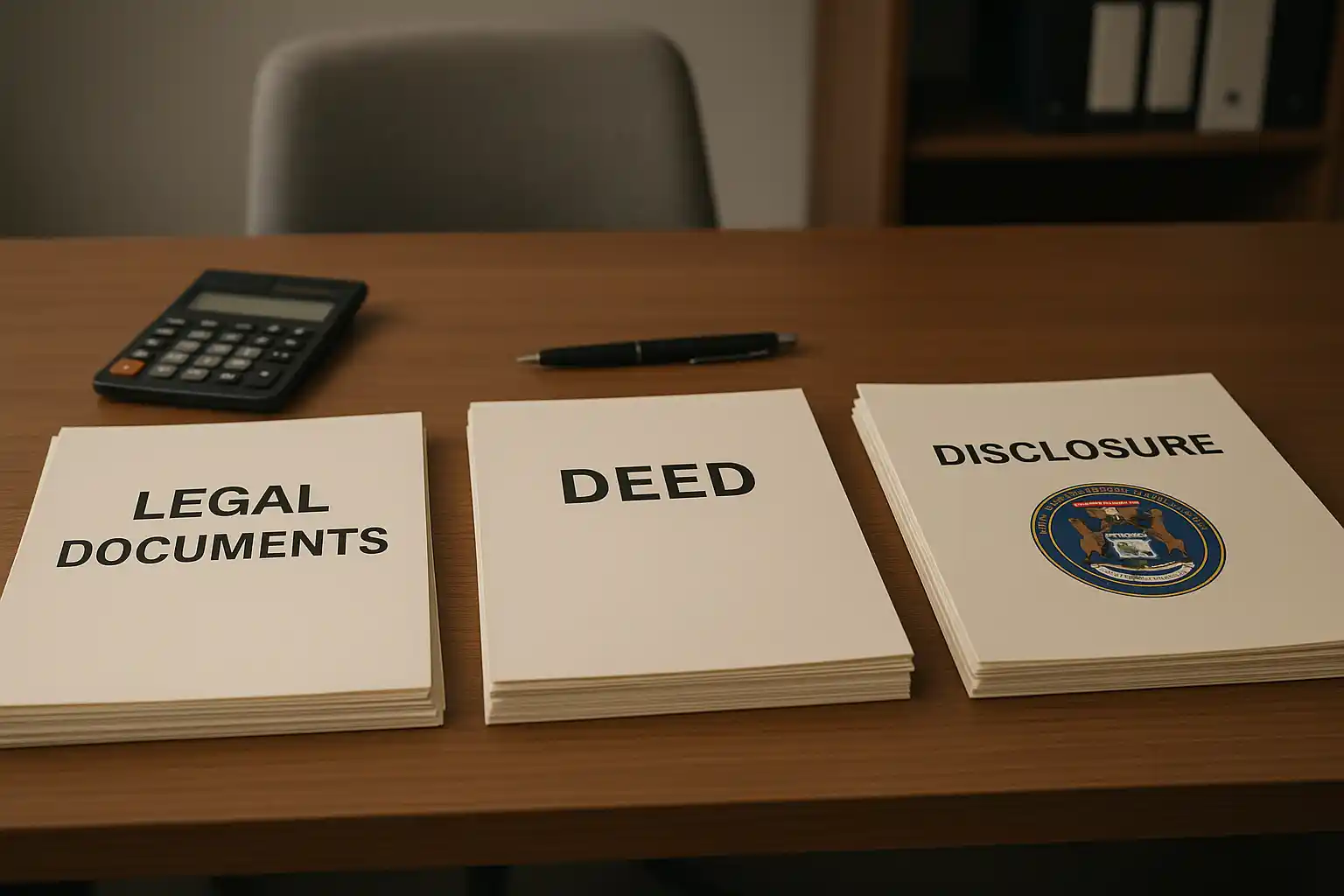 Required legal documents and paperwork for Michigan land sales