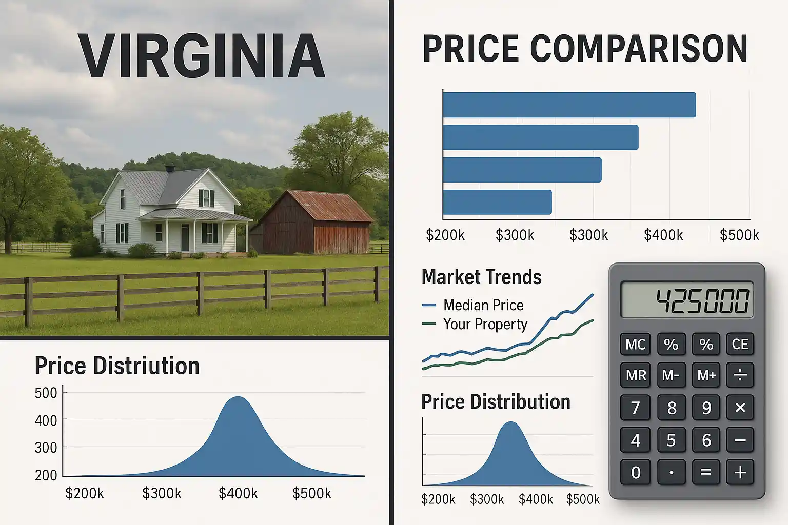 Virginia land pricing strategies and market value analysis