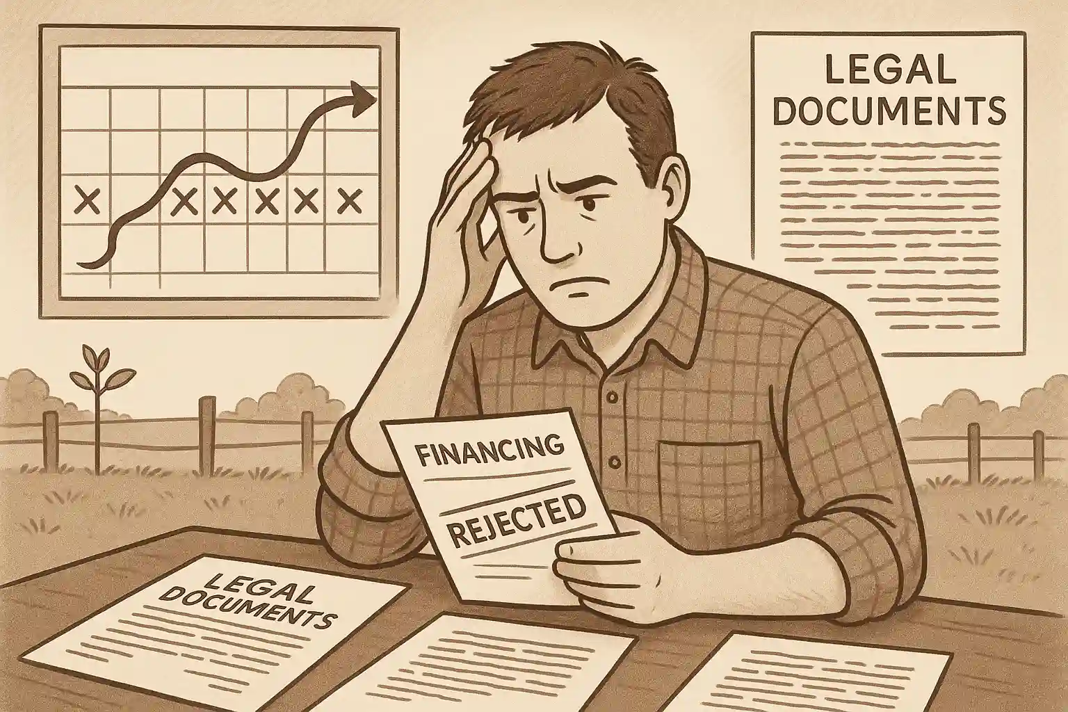 Common challenges faced when selling recreational land in Ohio including financing and timing issues