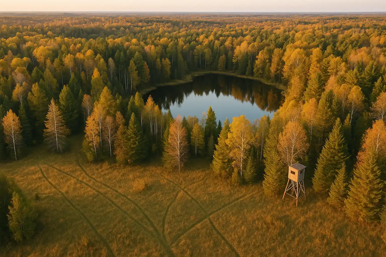 Wisconsin recreational land market with forest, lake and hunting property