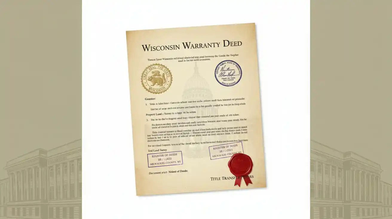 Wisconsin title transfer and deed paperwork requirements