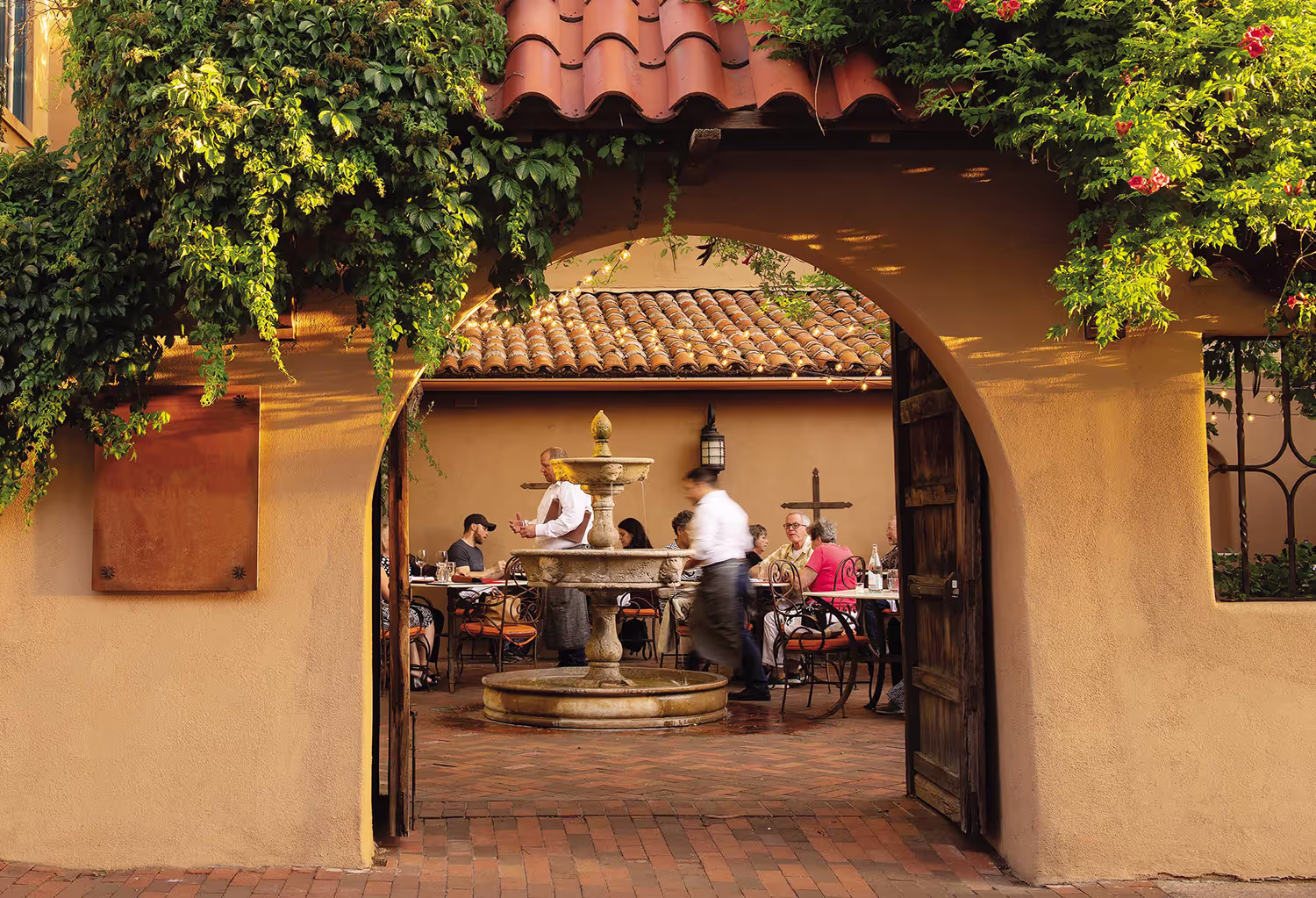 Wolf and Roadrunner patio