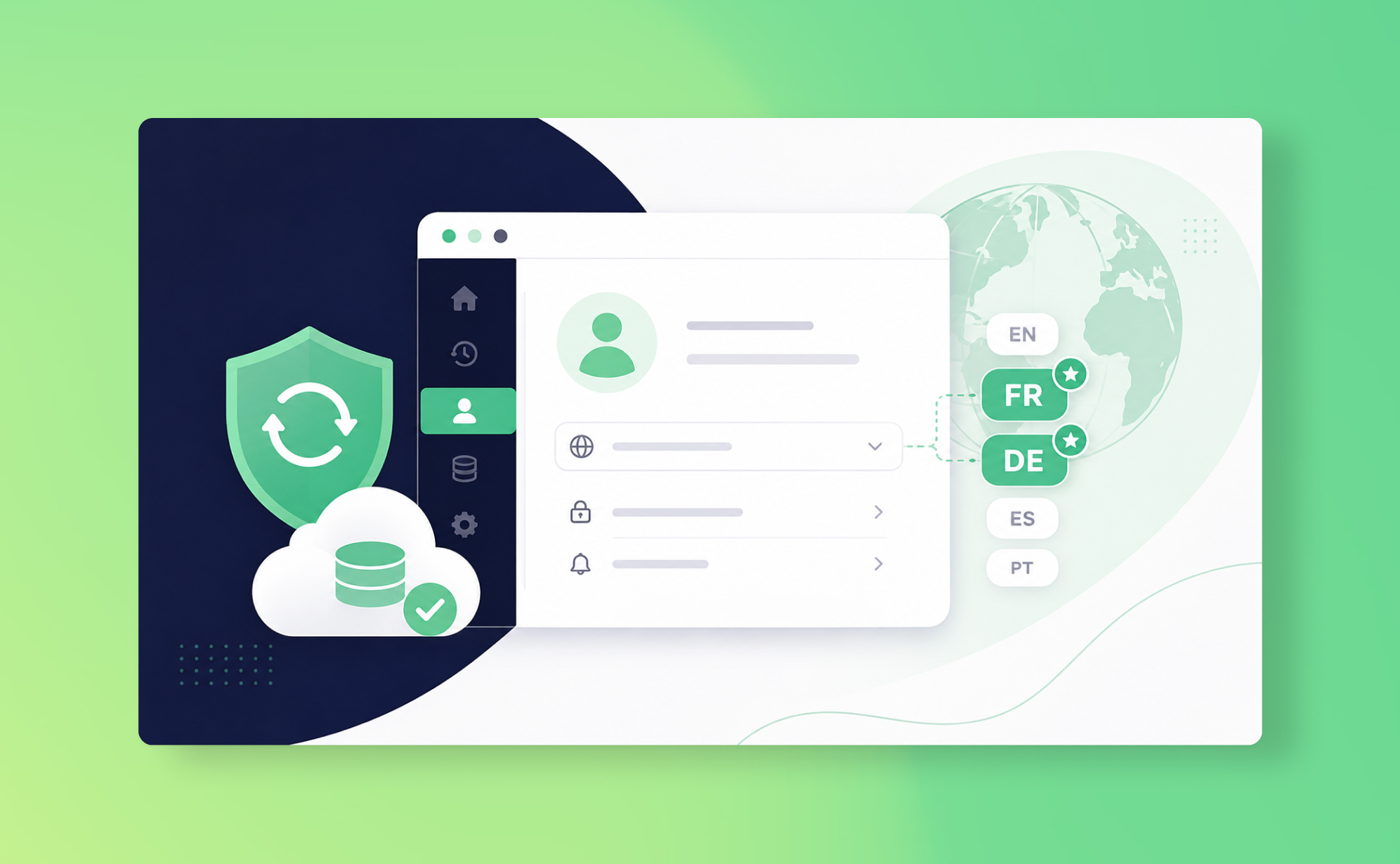 ProBackup now speaks French and German