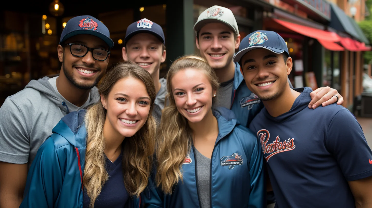A group of people raising money for a baseball team with a hit-a-thon fundraiser