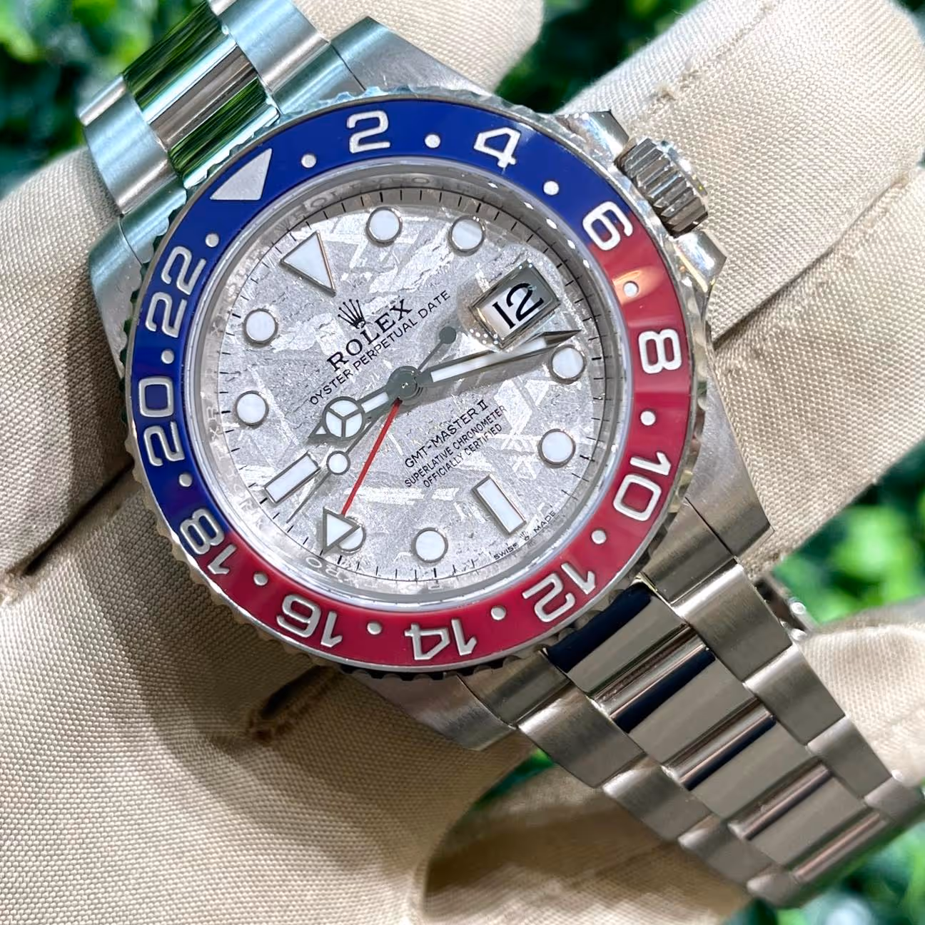 Rolex GMT-Master II 126719BLRO Meteorite Dial Superman
